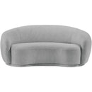  Manufacturer Color_Grey -- Hyde 64" Grey Boucle Fabric Upholstered Loveseat IMAGE 5