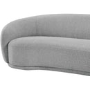 Manufacturer Color_Grey -- Hyde 64" Grey Boucle Fabric Upholstered Loveseat IMAGE 9