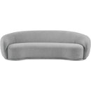  Manufacturer Color_Grey -- Hyde 89.5" Grey Boucle Fabric Upholstered Sofa IMAGE 5