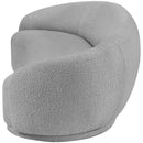  Manufacturer Color_Grey -- Hyde 89.5" Grey Boucle Fabric Upholstered Sofa IMAGE 7
