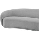  Manufacturer Color_Grey -- Hyde 89.5" Grey Boucle Fabric Upholstered Sofa IMAGE 9
