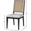  Color_Black/ Cream -- Meridian Butterfly Dining Chair IMAGE 8