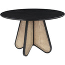 Meridian Round Butterfly Dining Table 705Black-T IMAGE 1