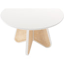  Color_White -- Butterfly 48" White Oak Veneer And Natural Cane Dining Table IMAGE 5