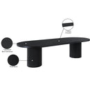 Meridian Belinda Black Oak Veneer Dining Table (3 Boxes) IMAGE 15