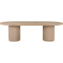 Meridian Belinda Natural Oak Veneer Dining Table (3 Boxes) IMAGE 6