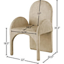  Color_Beige -- Meridian Summer Arm Chair IMAGE 6