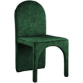  Color_Green -- Summer Green Velvet Upholstered Dining Side Chair IMAGE 1