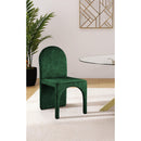  Color_Green -- Summer Green Velvet Upholstered Dining Side Chair IMAGE 2