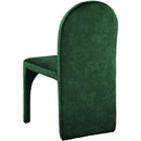  Color_Green -- Summer Green Velvet Upholstered Dining Side Chair IMAGE 3