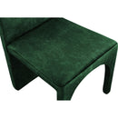  Color_Green -- Summer Green Velvet Upholstered Dining Side Chair IMAGE 5