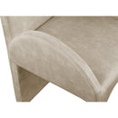  Color_Stone -- Summer Stone Velvet Upholstered Dining Arm Chair IMAGE 5