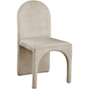  Color_Stone -- Summer Stone Velvet Upholstered Dining Side Chair IMAGE 1