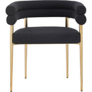  Color_Black/ Gold -- Meridian Brielle Dining Chair IMAGE 4