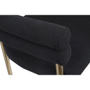  Color_Black/ Gold -- Meridian Brielle Dining Chair IMAGE 5