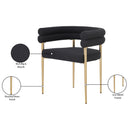  Color_Black/ Gold -- Meridian Brielle Dining Chair IMAGE 7