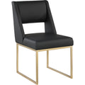  Color_Black/ Gold -- Meridian Jayce Dining Chair IMAGE 1