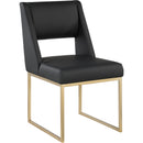  Color_Black/ Gold -- Meridian Jayce Dining Chair IMAGE 1
