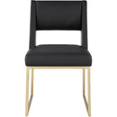  Color_Black/ Gold -- Meridian Jayce Dining Chair IMAGE 4