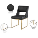  Color_Black/ Gold -- Meridian Jayce Dining Chair IMAGE 7
