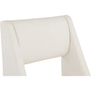  Color_Cream/ Gold -- Jayce Cream Vegan Leather Upholstered Dining Chair IMAGE 5