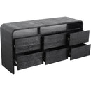  Meridian Cresthill Black Oak Wood Dresser IMAGE 5