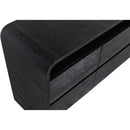 Meridian Cresthill Black Oak Wood Dresser IMAGE 6