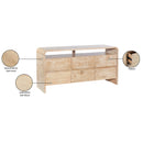  Meridian Cresthill Natural Oak Wood Dresser IMAGE 11