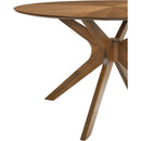  Meridian Woodson 54" Walnut Solid Wood And Walnut Veneer Dining Table IMAGE 5
