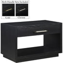  Color_Black -- Meridian Avery 1 Drawer Nightstand IMAGE 2
