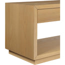  Color_Oak -- Avery Oak Solid Wood And Ash Veneer Nightstand IMAGE 13