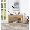  Color_Oak -- Avery Oak Solid Wood And Ash Veneer Nightstand IMAGE 4