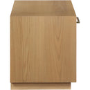  Color_Oak -- Avery Oak Solid Wood And Ash Veneer Nightstand IMAGE 7