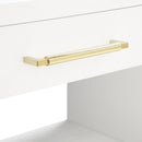  Color_White -- Avery White Solid Wood And Ash Veneer Nightstand IMAGE 11