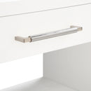  Color_White -- Avery White Solid Wood And Ash Veneer Nightstand IMAGE 12