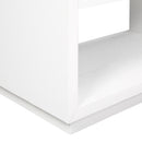  Color_White -- Avery White Solid Wood And Ash Veneer Nightstand IMAGE 13