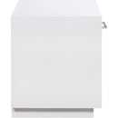  Color_White -- Avery White Solid Wood And Ash Veneer Nightstand IMAGE 8