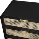  Color_Black -- Meridian Sage 6 Drawer Dresser IMAGE 10