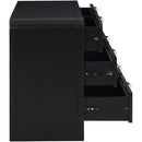  Color_Black -- Meridian Sage 6 Drawer Dresser IMAGE 7
