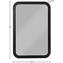  Meridian Sage Black Solid Wood Mirror IMAGE 7