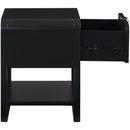  Color_Black -- Meridian Sage 1 Drawer Nightstand IMAGE 10