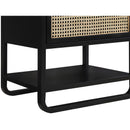  Color_Black -- Meridian Sage 1 Drawer Nightstand IMAGE 13