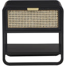  Color_Black -- Meridian Sage 1 Drawer Nightstand IMAGE 5