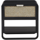 Color_Black -- Meridian Sage 1 Drawer Nightstand IMAGE 6