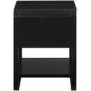 Color_Black -- Meridian Sage 1 Drawer Nightstand IMAGE 8
