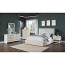  Meridian Sage White Solid Wood Mirror IMAGE 6