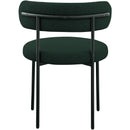 Color_Green -- Beacon Green Boucle Fabric Upholstered Dining Chair IMAGE 3