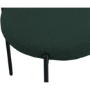  Color_Green -- Beacon Green Boucle Fabric Upholstered Dining Chair IMAGE 6