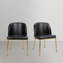  Color_Black/ Gold -- Meridian Jagger Dining Chair IMAGE 2