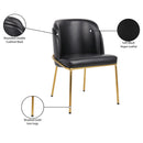  Color_Black/ Gold -- Meridian Jagger Dining Chair IMAGE 9